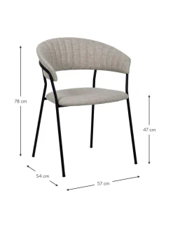 Sedia Imbottita Belle 2 Pz