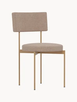 Sedia Imbottita Con Struttura In Metallo Sedia