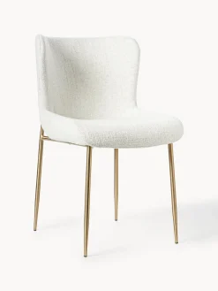 Sedia Imbottita In Boucle Tess