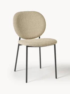 Sedia Imbottita In Boucle Ulrica 2 Pz
