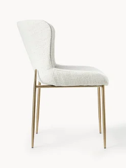 Sedia Imbottita In Boucle Tess
