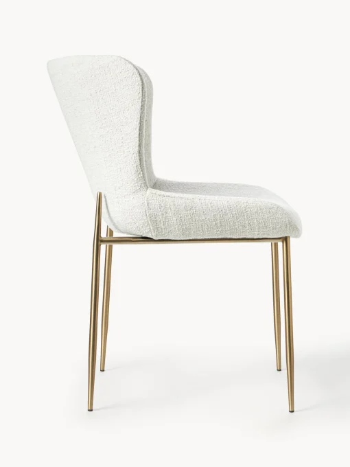 Sedia Imbottita In Boucle Tess