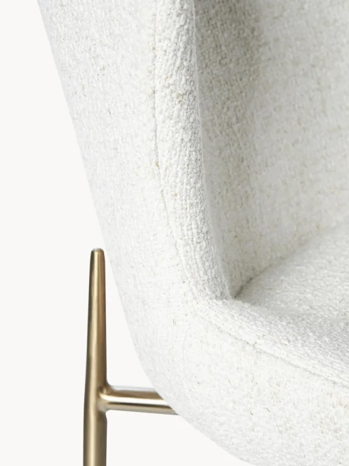 Sedia Imbottita In Boucle Tess