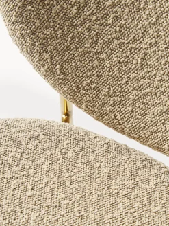 Sedia Imbottita In Boucle Ulrica 2 Pz