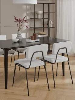 Sedia Imbottita In Velluto A Coste Mats 2 Pz