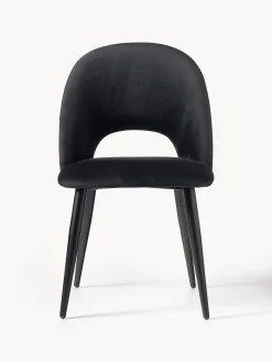 Sedia Imbottita In Velluto Rachel