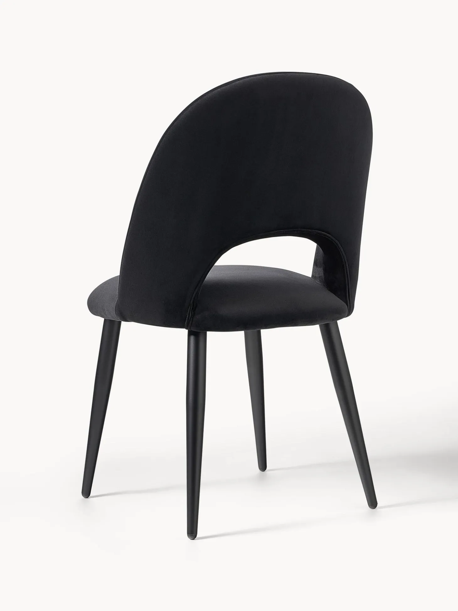 Sedia Imbottita In Velluto Rachel