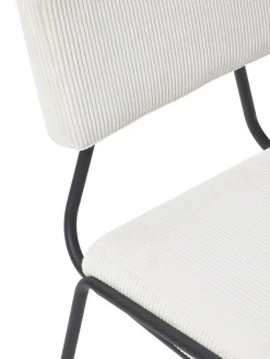 Sedia Imbottita In Velluto A Coste Mats 2 Pz