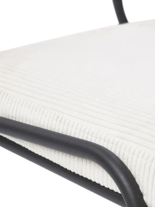 Sedia Imbottita In Velluto A Coste Mats 2 Pz