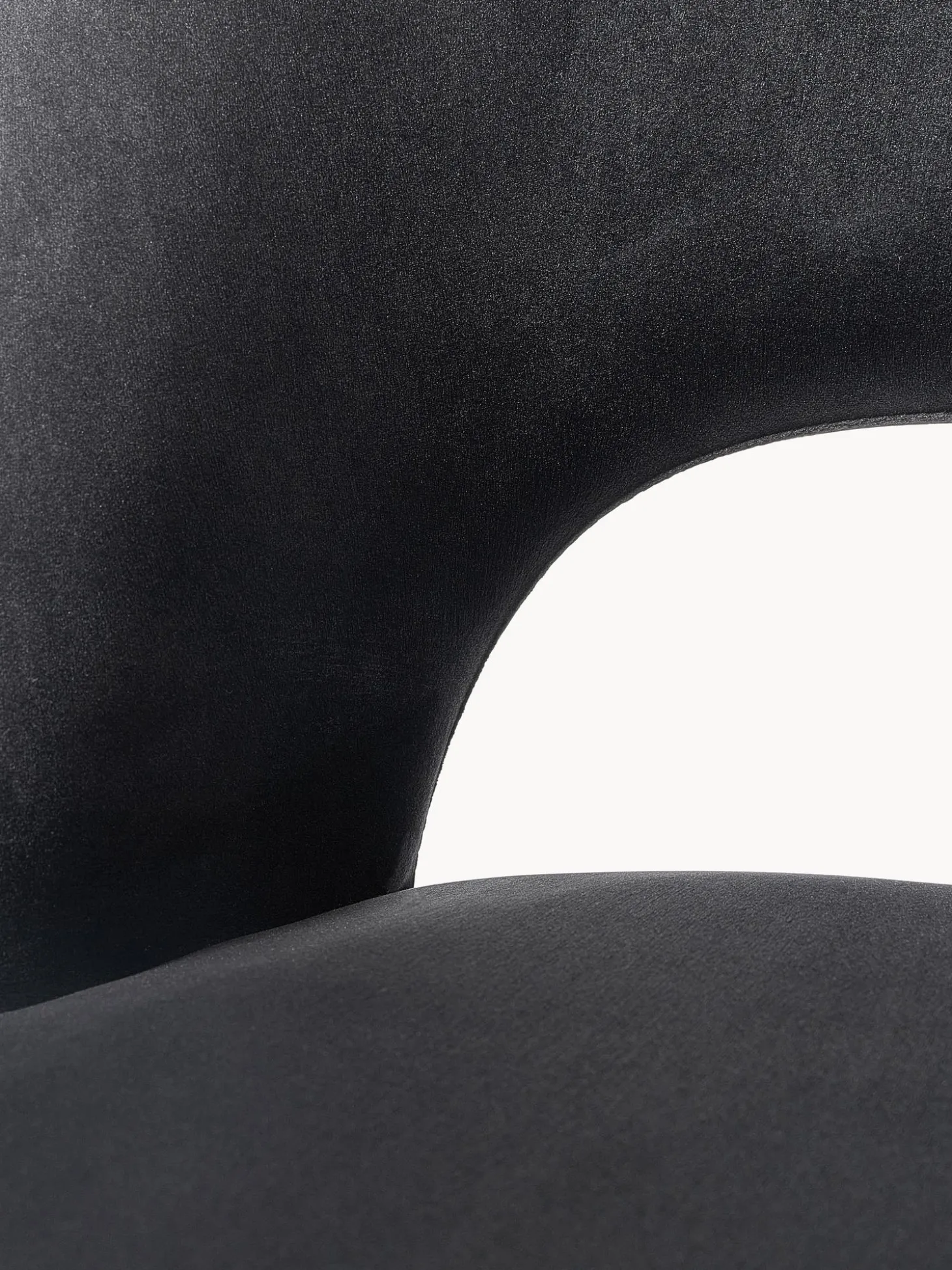 Sedia Imbottita In Velluto Rachel