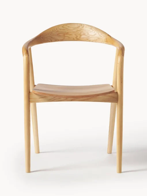 Sedia In Legno Con Braccioli Angelina