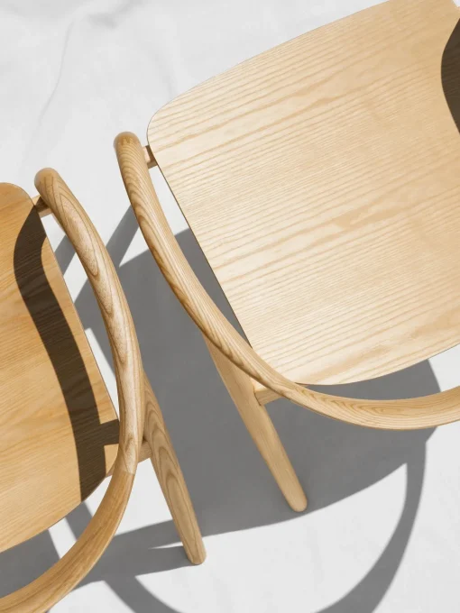 Sedia In Legno Con Braccioli Angelina