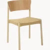 Sedia In Legno Con Seduta In Rattan Danny 2 Pz