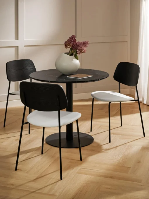 Sedia In Legno Con Seduta Imbottita Nadja 2 Pz