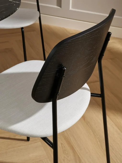 Sedia In Legno Con Seduta Imbottita Nadja 2 Pz