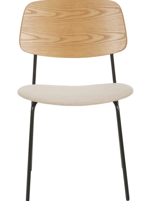Sedia In Legno Con Seduta Imbottita Nadja 2 Pz