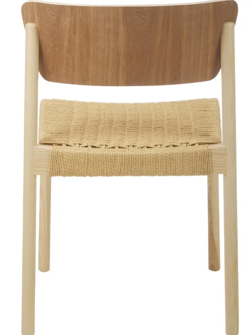 Sedia In Legno Con Seduta In Rattan Danny 2 Pz