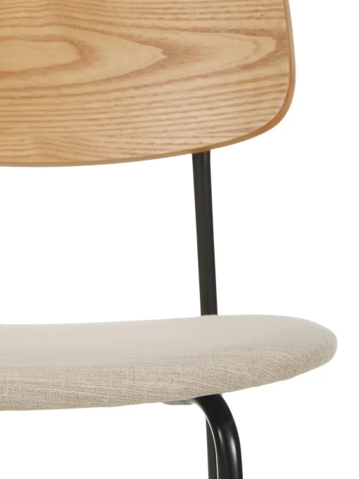 Sedia In Legno Con Seduta Imbottita Nadja 2 Pz