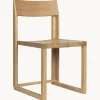 Sedia In Legno Di Quercia Outline