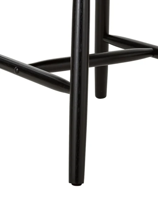 Sedia In Legno Nero Design Windsor Megan 2 Pz