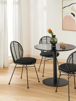 Sedia In Polirattan Con Cuscino Cordula 2 Pz