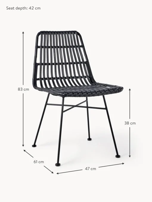 Sedia Intrecciata Costa 2 Pz