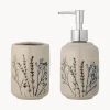Set 2 Accessori Da Bagno Fatti A Mano Con Motivo Erba Bea