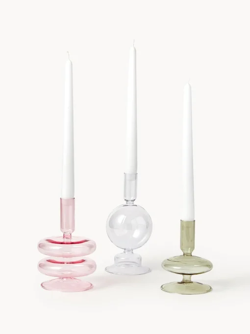 Set 3 Candelabri In Forma Organica Clea