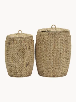 Set 2 Cesti Con Coperchio Laun