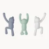 Set 3 Ganci Appendiabiti Da Parete Buddy