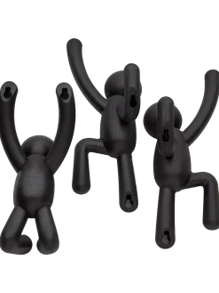 Set 3 Ganci Appendiabiti Da Parete Buddy