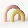 Set 2 Oggetti Decorativi In Gres Kia