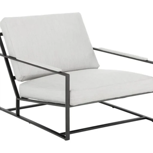 Set Da Salotto Con Struttura In Metallo Andy 2 Pz