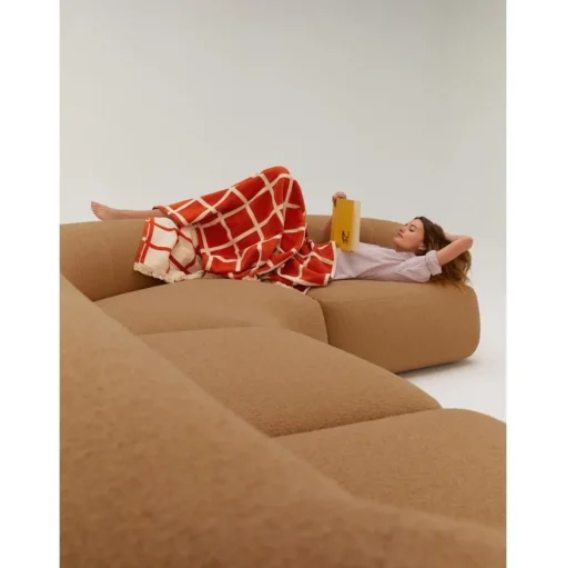 Set Divano Componibile In Boucle Sofia