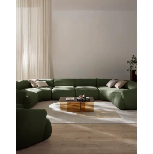 Set Divano Componibile Xl In Boucle Sofia
