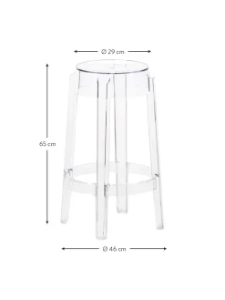 Sgabello Alto Di Design Charles Ghost