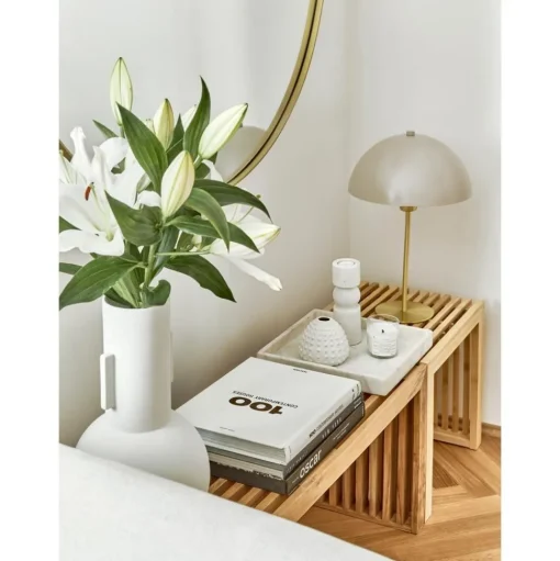 Sgabello In Bambu Rib