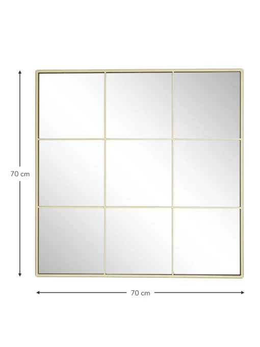 Specchio Angolare Da Parete Effetto Finestra Clarita
