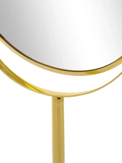 Specchio Cosmetico Rotondo Con Ingrandimento E Base In Metallo Classic