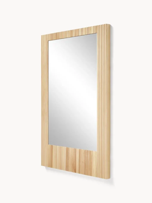 Specchio Da Parete Con Cornice In Legno Di Betulla Millerighe Nele