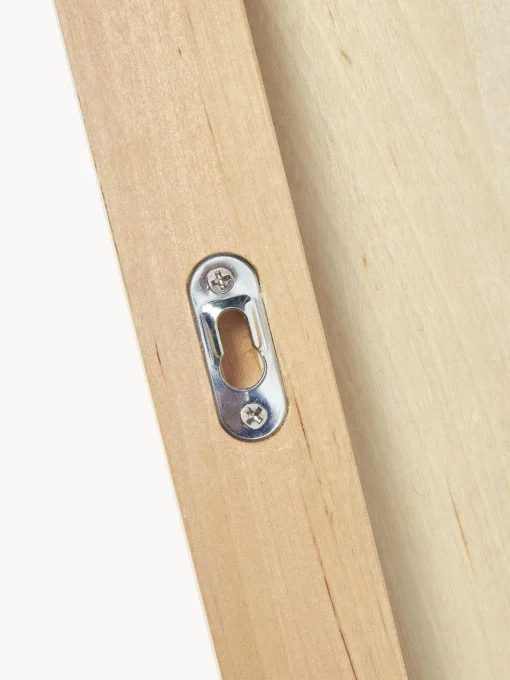 Specchio Da Parete Con Cornice In Legno Di Betulla Millerighe Nele
