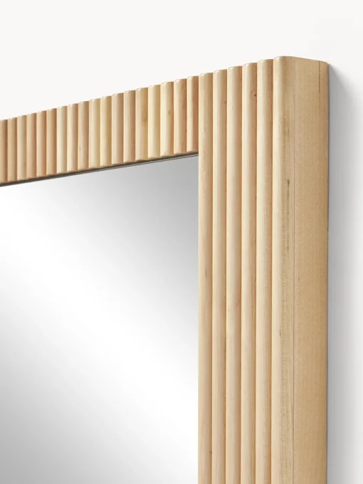 Specchio Da Parete Con Cornice In Legno Di Betulla Millerighe Nele