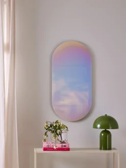 Specchio Da Parete Iridescente Ruby