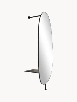 Specchio Moderno Da Parete Con Ripiano In Metallo Ophelia