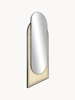 Specchio Ovale Da Parete Con Intreccio Viennese Esma