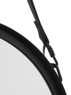 Specchio Rotondo Da Parete Con Cinghia Per Appenderlo Liz