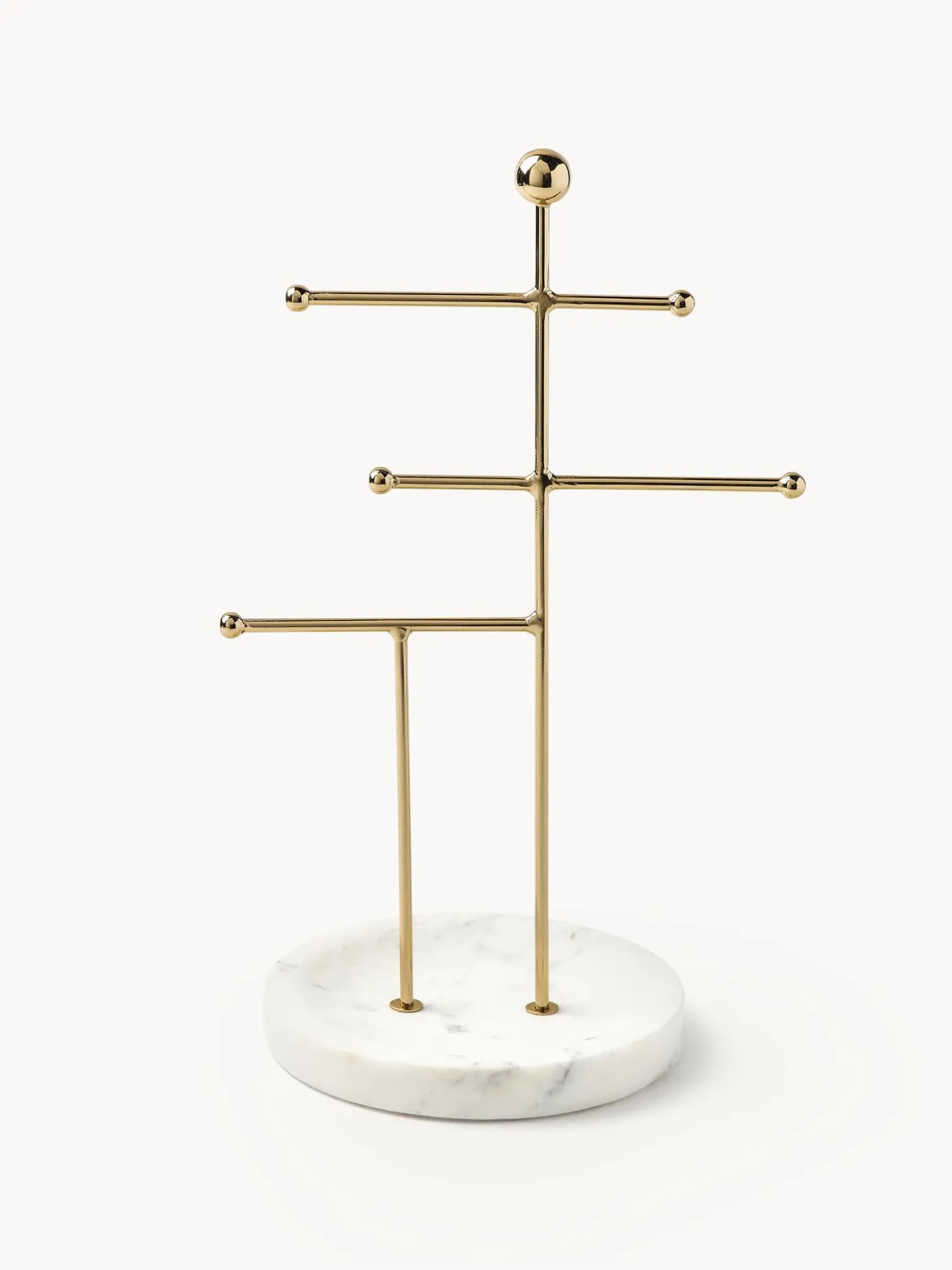 Stand Portagioie Con Base In Marmo Selina