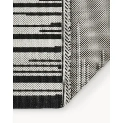 Tappeto Da Interno-Esterno Con Motivo Grafico Praiano