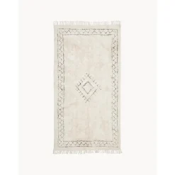 Tappeto In Cotone Fatto A Mano Con Frange Fionn