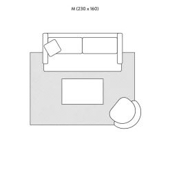 Tappeto In Lana A Pelo Lungo Con Motivo Astratto Bobo